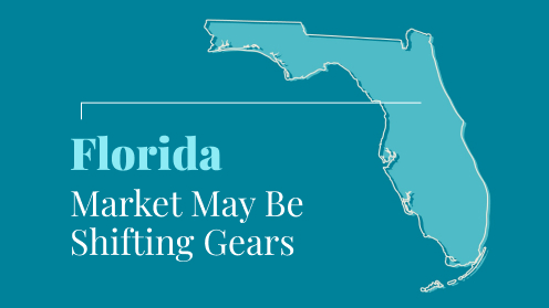 Florida Market May Be Shifting Gears | Brought to you by The Cantrell Team